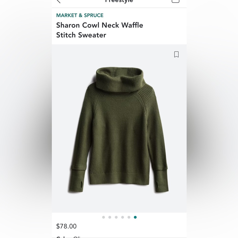 Market & Spruce cowl neck pullover
